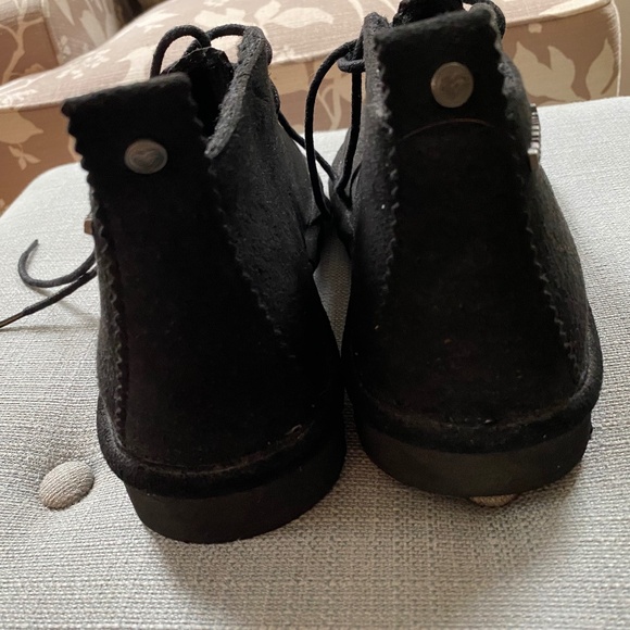 BearPaw Boots Shoes Black Womens Sz. 8 - Picture 4 of 5